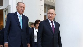 Cumhurbaşkanı Erdoğan, Soçi'de Rusya lideri Putin ile pazartesi günü bir araya geldi