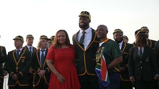 Warm welcome in France for defending champions Springboks ahead of Rugby WC
