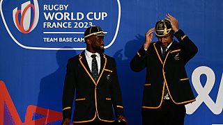 Coupe du monde de rugby : les Springboks s'entraînent à Toulon