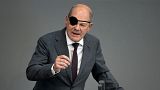 German Chancellor Olaf Scholz speaks on the second day of the budget 2024 debate at the German parliament Bundestag in Berlin, Germany, Wednesday, Sept. 6, 2023.