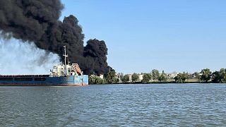 A ukrajnai Chilia kikötőjét ért támadás, a román oldal felől nézve