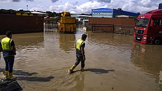 Πλημμυρισμένη έκταση στην Κωνσταντινούπολη