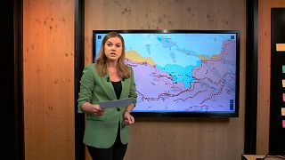 La periodista de Euronews Sasha Vakulina presenta las últimas noticias de la guerra de Ucrania