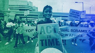 Activist Vanessa Nakate of Uganda takes part in climate protest, in Nairobi, September 2023