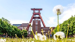 Colliery trestle at Zollverein UNESCO World Heritage Site.