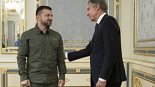 Zelenszkij és Blinken találkozója Kijevben