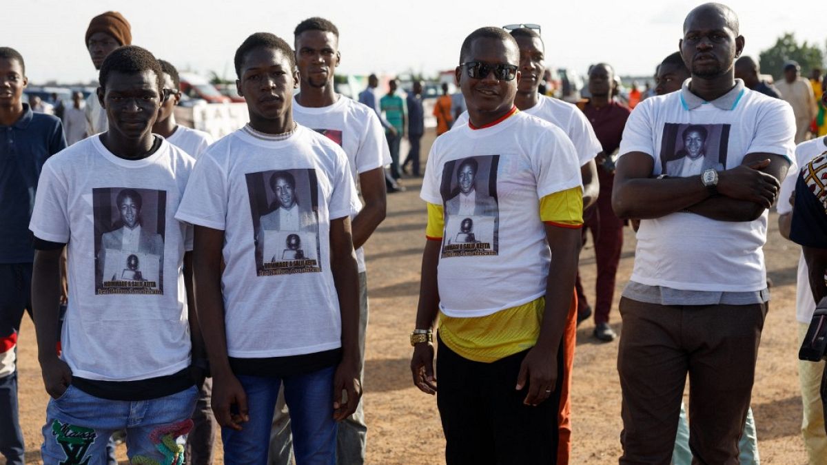 Trauerfeier für Fußball-Ikone Salif Keita in Bamako in Mali
