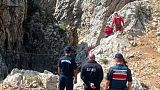 Morca Düdeni'nde arama kurtarma çalışmaları