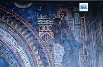 Fresken in der Georgskirche in Nordmazedonien