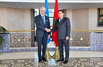وزير الخارجية المغربي ناصر بوريطة يستقبل المبعوث الأمين العام للأمم المتحدة إلى الصحراء الغربية ستيفان دي ميستورا