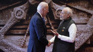 Le Premier ministre indien et son homologue américain Joe Biden au G20