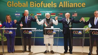 La cumbre del G20 en Nueva Delhi, India, el 9 de septiembre de 2023.
