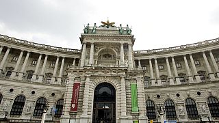 A Hofburg Kastély épülete Bécsben, ahol a múzeum is működik