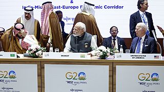 Mutabakat zaptı Avrupa Birliği, Hindistan, Suudi Arabistan, Birleşik Arap Emirlikleri, ABD ve diğer G20 ortakları tarafından imzalandı