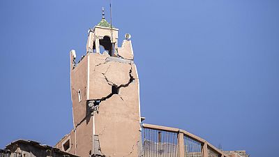 In der Medina von Marrakesch wurden historische Gebäude beschädigt.