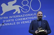 El director griego Yorgos Lanthimos en Venecia, Italia, el sábado 9 de septiembre de 2023.