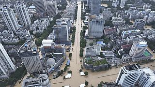 الفيضانات في الصين