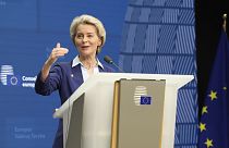 Ursula von der Leyen bizottsági elnök a júniusi EU-csúcson