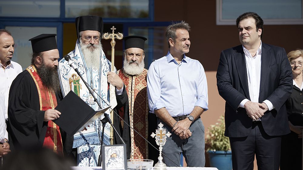 Στον αγιασμό σε δημοτικό σχολείο στον Έβρο ο Κυρ. Μητσοτάκης