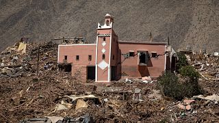Разрушения в горной деревне Амерзеган на юго-западе Марокко. 
