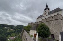 Burg Forchtenstein in Burgendland, Austria, one of the few places with an original depiction of Vlad Tepes