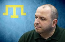 Rusztem Umerov, Ukrajna új védelmi minisztere a tatár zászlóval