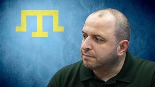 Rusztem Umerov, Ukrajna új védelmi minisztere a tatár zászlóval