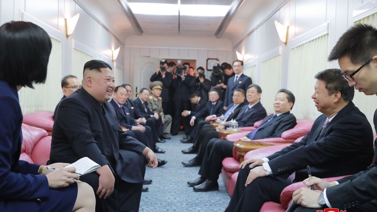 قطار الزعيم الكوري الشمالي كيم جونغ أون من الداخل