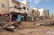 Devastazione in Libia.