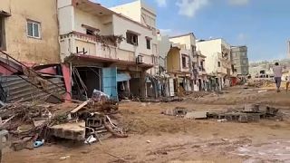 Devastazione in Libia.