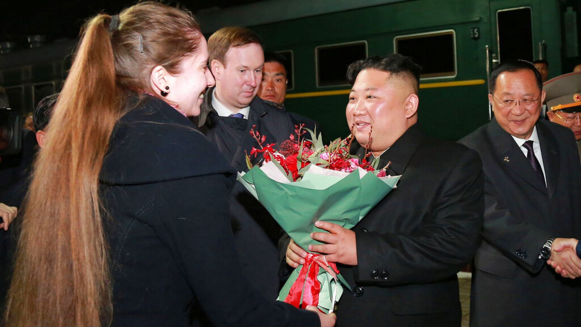 Les présidents nord-coréen Kim Jong Un et russe Vladimir Poutine sur la