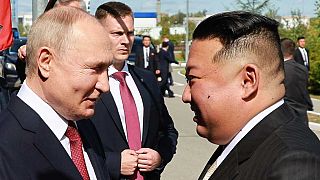 Rusya Devlet Başkanı Vladimir Putin ve Kuzey Kore lideri Kim Jong Un