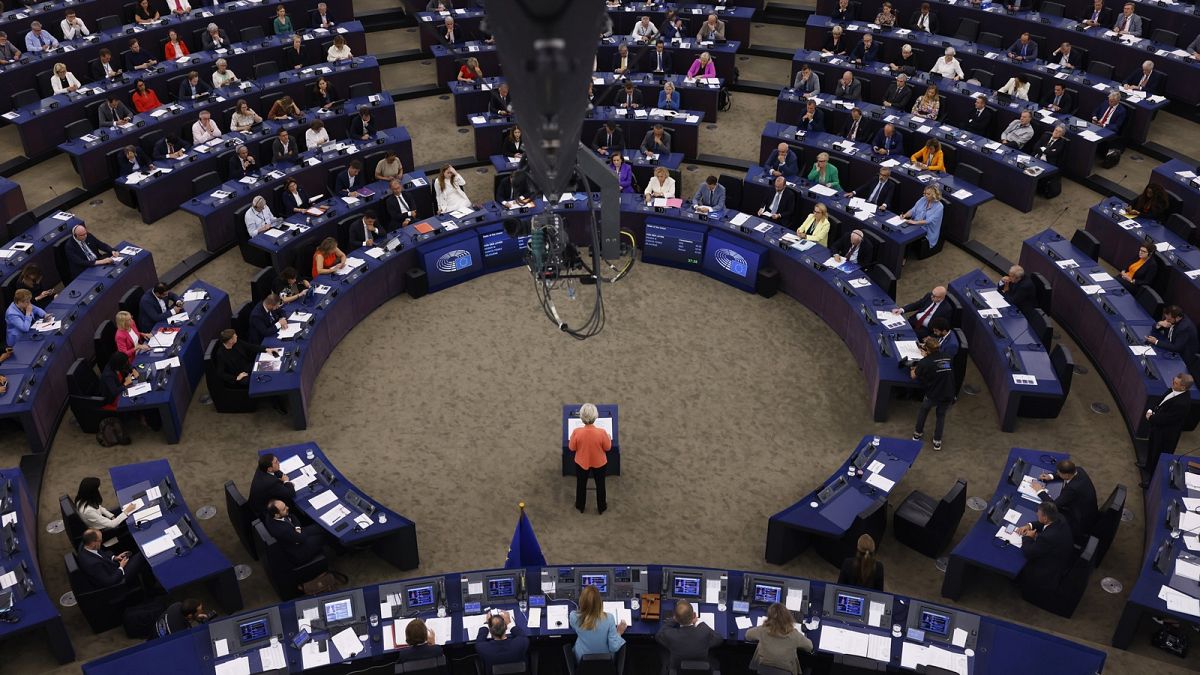 Il Parlamento europeo ha reagito in maniera contrastante al discorso sullo Stato dell'Unione di Ursula von der Leyen