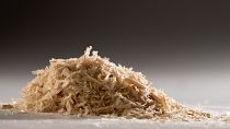 A pile of sawdust