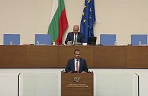 Bulgaria's parliament votes on the Ukraine grain embargo. Sofia, September 14, 2023