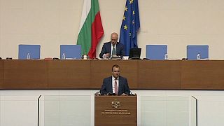 Bulgaria's parliament votes on the Ukraine grain embargo. Sofia, September 14, 2023