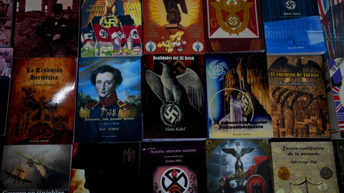 Κατασχεμένα ναζιστικά βιβλία από την αστυνομία του Μπουένος Άιρες