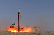 عکس آرشیوی از آزمایش یک موشک بالستیک از سوی ایران
