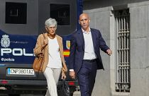 Luis Rubiales, the former president of Spain’s soccer federation, has arrived at a court in Madrid to give testimony on Friday.
