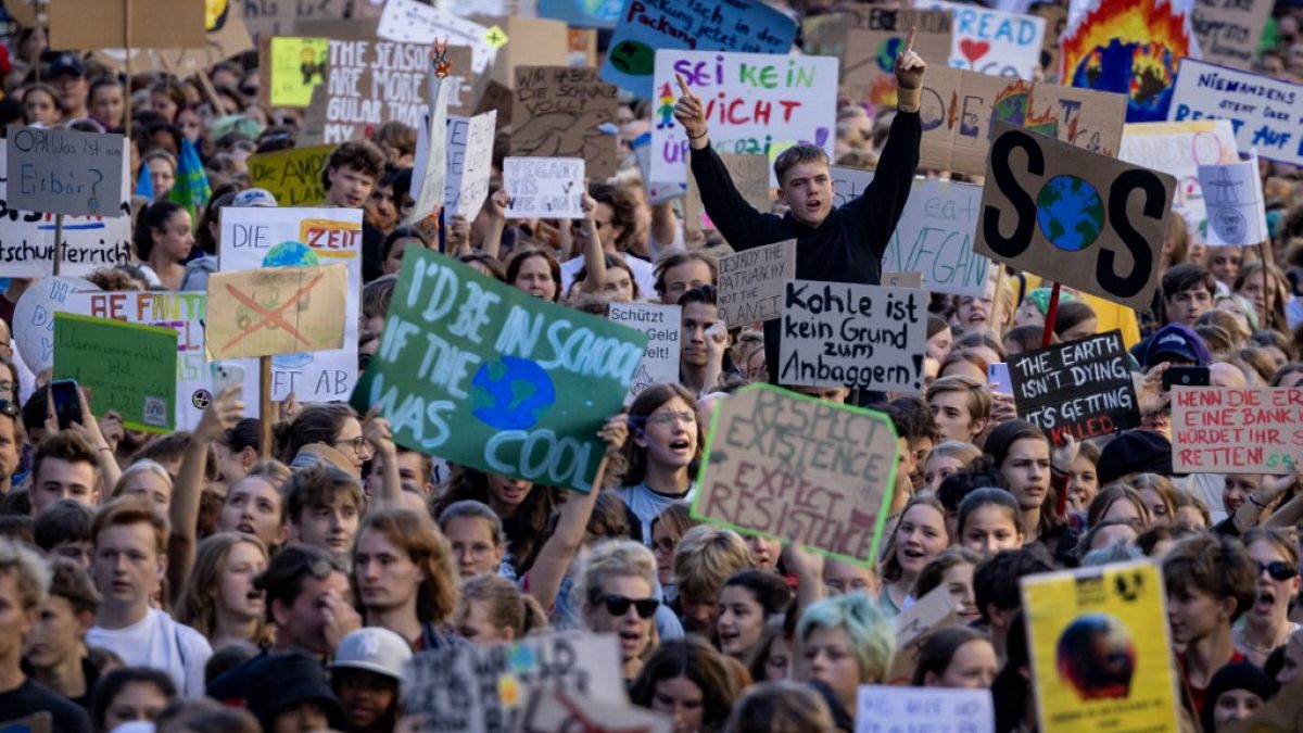 Attivisti per il clima a Berlino
