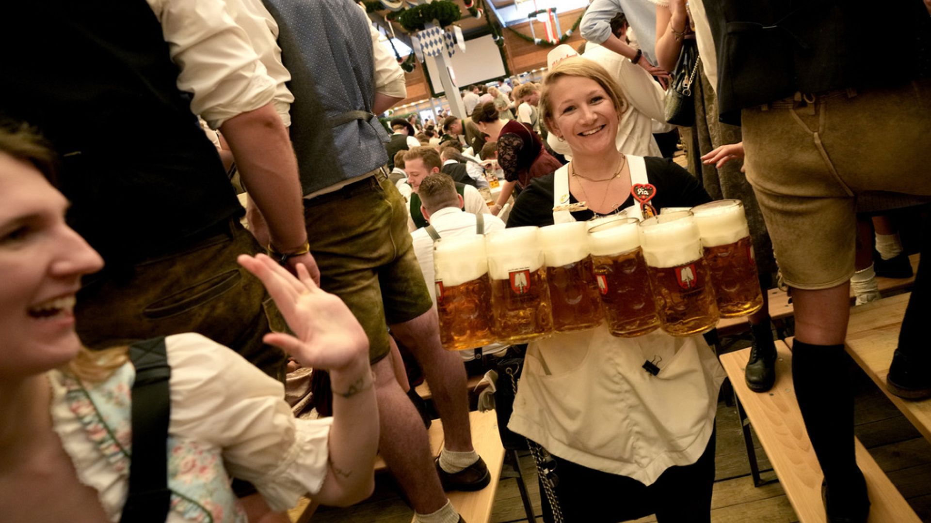 Vídeo. Empieza el Oktoberfest en Múnich, el festival de la cerveza