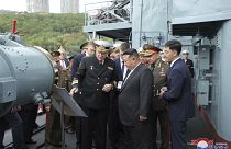 Ким Чен Ын на экскурсии по военным объектам РФ