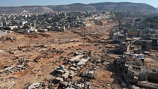 Ливийский город Дерна после разрушительного землетрясения