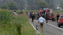 سقوط هواپیمای جنگنده در ایتالیا