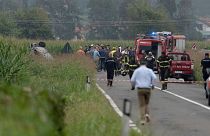 سقوط هواپیمای جنگنده در ایتالیا