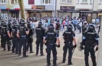  صدامات بين الشرطة الألمانية وإريتريين في شتوتغارت الالمانية ، 16 أيلول 2023