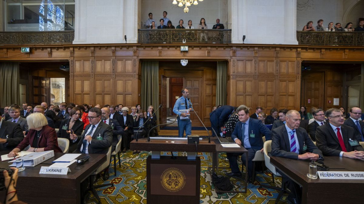 Συνεδρίαση του Διεθνούς Δικαστηρίου του ΟΗΕ στη Χάγη για τη «γενοκτονία» στην Ουκρανία