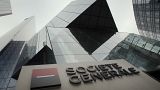 A view of the Societe Generale bank headquarters in La Defense, west of Paris, Wednesday, Feb. 13, 2013.
