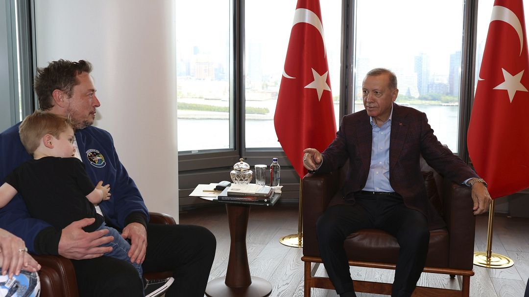 Turkish President Erdogan Meets Elon Musk To Discuss Opening A New ...