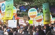 Manifestation pour le climat à New York, le 17 septembre 2023.